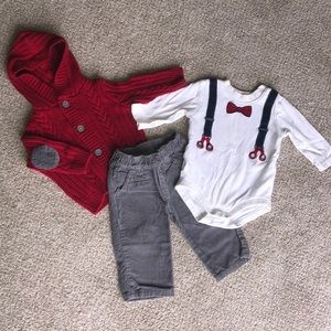 Gymboree Boys Sweater Outfit